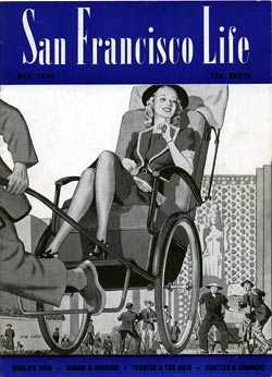 Cover of San Francisco Life magazine for May 1940. Drawing by Stanley W. Galli
