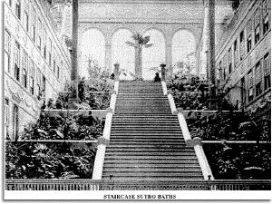 Photo of staircase in Sutro Baths